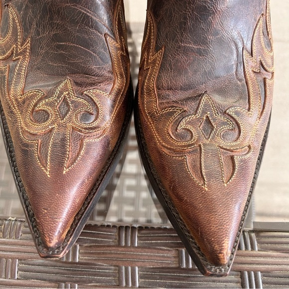 Old Gringo Men’s Brown Embroidered Leather Vencida Western Boot Size 9 1/2 D - Picture 14 of 14